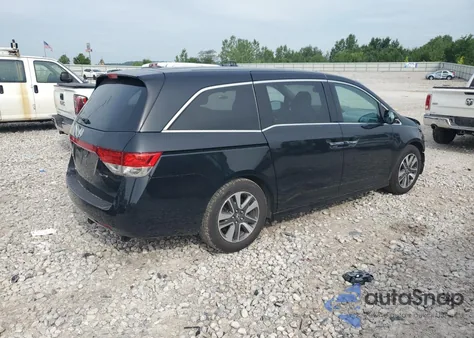 2015 Honda Odyssey Touring from USA, damaged, VIN 5FNRL5H90FB026106